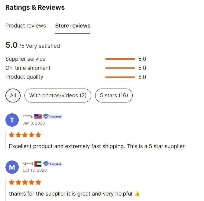 Customer Comments Customer Comments